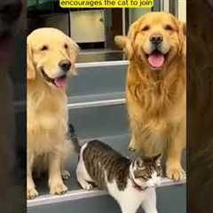 3 Dogs and Their Cat BFF: The Unlikely Friendship That Stole Our Hearts! 🐶🐱