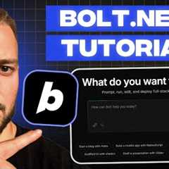 Bolt.new Tutorial for Beginners (2025) - Bolt AI