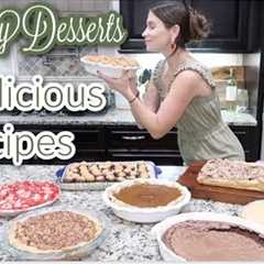 9 Holiday Dessert Recipes! The Best Most Delicious Recipes To Enjoy This Holiday Season!Cook With Me