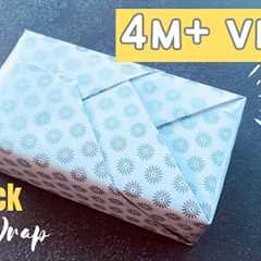 Easy Gift Wrapping | DIY Gift Packing Idea | Gift Wrap Idea for Christmas #giftwrap