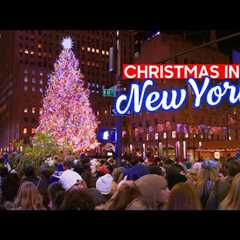 NEW YORK Christmas Eve 🎄 Holiday Season in Manhattan - Walking Tour 4K