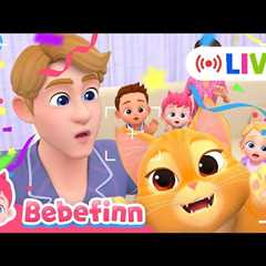 🔴 LIVEㅣBest Bebefinn Nursery Rhymes for KidsㅣGood Morning Song and Baby Shark