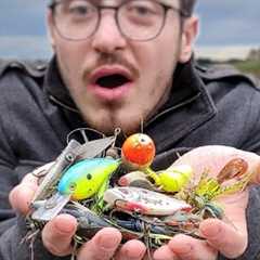 Hunting Free Fishing Lures in a Drained Lake!