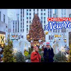 NEW YORK Christmas 🎄 Holiday Season in Manhattan - Walking Tour 4K