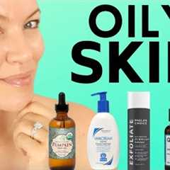 OILY SKIN with Hormonal ACNE -  INEXPENSIVE SKINCARE ROUTINE