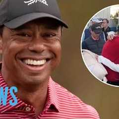 Tiger Woods’ SWEET REUNION w/ Ex-Wife Elin Nordegren at Son Charlie’s Milestone Golf Event | E! News