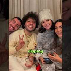 Selena Gomez Cozies Up withBenny Blanco and Flashes Engagement Ring While Singing Christmas Carols.