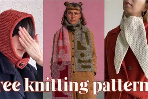 Free Knitting Patterns for Winter - Beginner Friendly &amp; Quick Gift Knits
