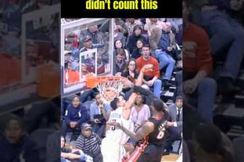 LeBron James dunk didn't count #basketball #shorts #dunk