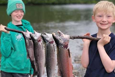 5 Days Fishing &amp; Camping in Alaska - Cooking What We Catch