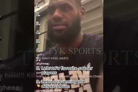Top 10 times Lebron was LeCAPPING 😂😂 #top10 #nba #funny #lebronjames #cap #caught #fypage #shorts