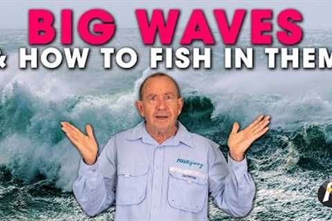 How To Fish in BIG WAVES + WILD SURF: Beach Fishing ( RAW SESSION )
