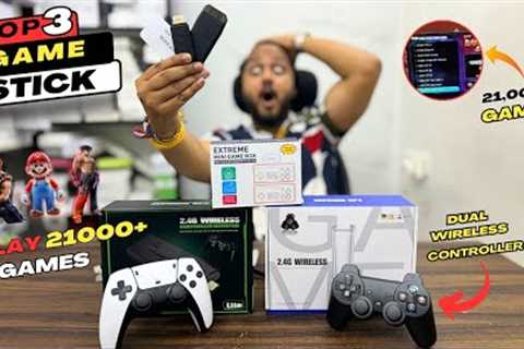Top 3 Gaming Sticks for TV | 21,000+ Games in Full HD | Retro Game Console with Dual Controllers