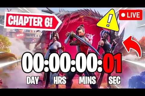 FORTNITE CHAPTER 6 SEASON 1 COUNTDOWN LIVE🔴 24/7 & Fortnite Live Event!