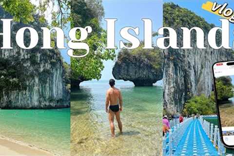 private boat tour to Hong Islands! from Krabi | Thailand vlog
