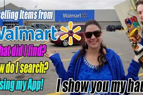 Shopping at Walmart for Online reselling - What did I Get? I show you my process and my Haul.
