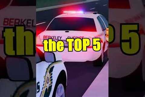 Top 5 BEST Police Games on Roblox [2022] #shorts