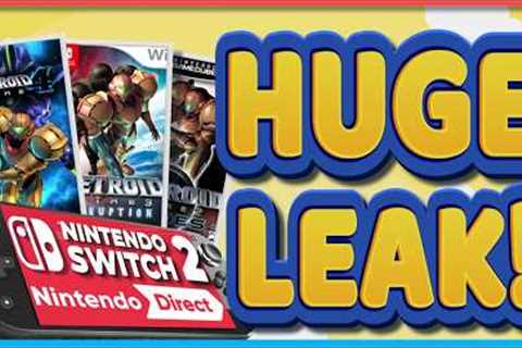 New Nintendo Switch 2 Reveal Info JUST DROPPED! + Metroid Prime Leaks!