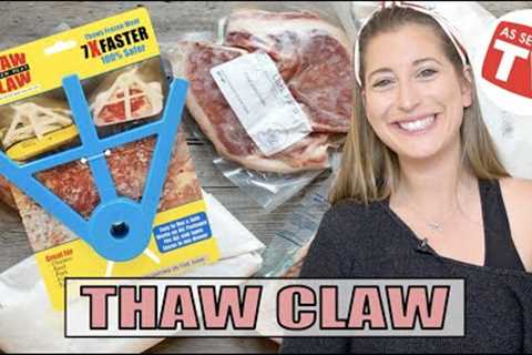 DEFROST 50% FASTER | THAW CLAW REVIEW | AS SEEN ON TV PRODUCT TESTING WITH JACKELYN SHULTZ
