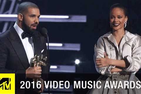 Drake Presents Rihanna w/ Vanguard Award | 2016 Video Music Awards | MTV