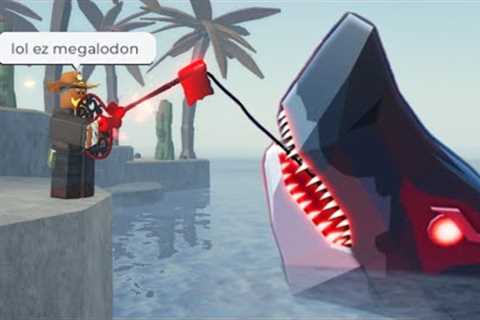 How To EASILY Spawn The MEGALODON In FISCH Roblox