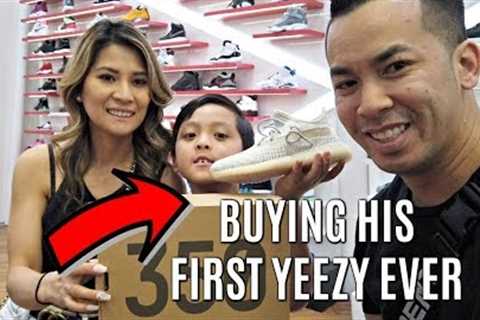 BUYING MY NEPHEW HIS FIRST YEEZY EVER | VLOG LAS VEGAS
