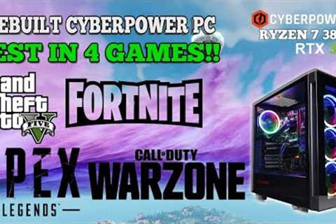 CyberPowerPC RTX 3060 12 GB Gaming PC TEST IN 4 GAMES!!!