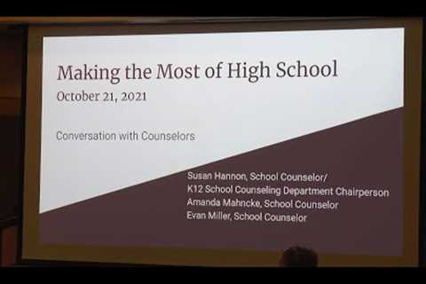Rye Neck High School - Conversation with Counselors - 10/21/21
