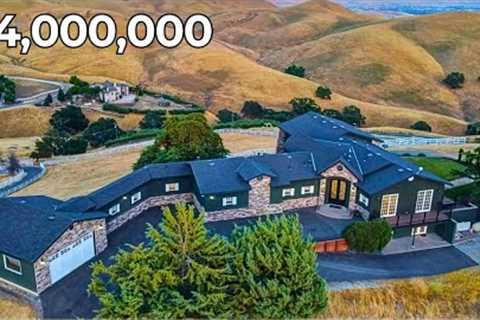 Touring a $4,000,000 Livermore CA home on 20 private acres of land!