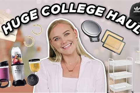 HUGE amazon back to school haul | college edition