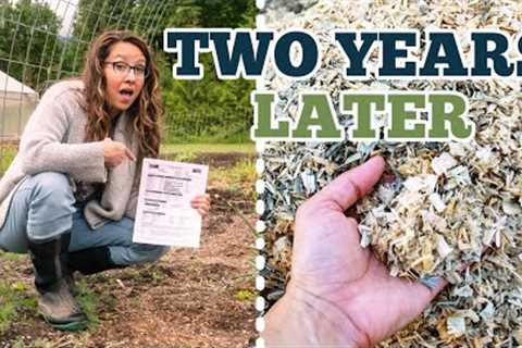 We Covered 1/2 the Garden in Wood Chips | 2 Years Later Soil Tests Reveals the Impact
