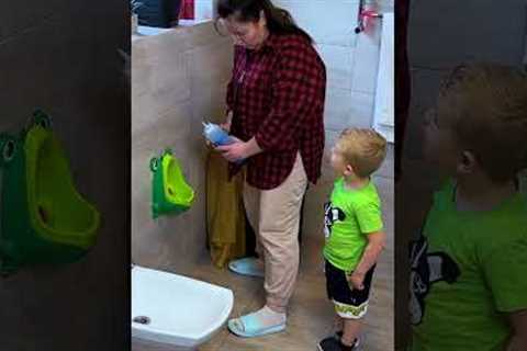 Mom's Unique Approach to Teaching Kids Hygiene #shorts