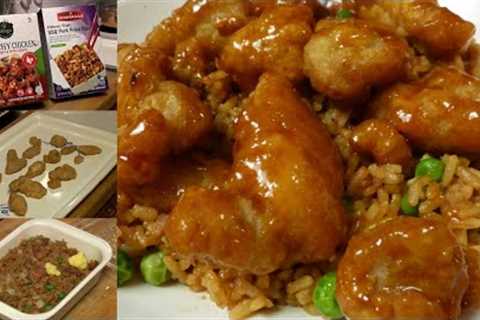 bibigo Korean Crunchy Chicken with Sweet &amp; Spicy Sauce | InnovAsian BBQ Pork Fried Rice Review