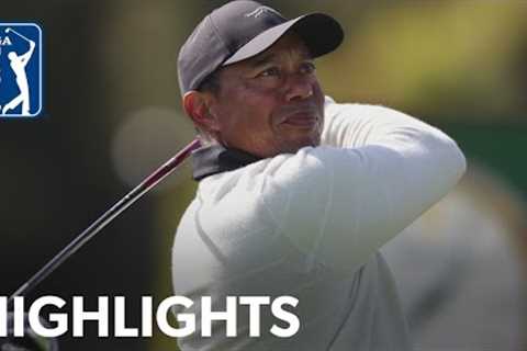 Tiger Woods' Round 1 Highlights | The Genesis Invitational | 2024