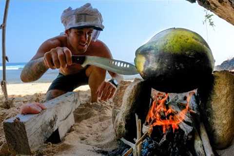 COOKING FISH IN A COCONUT??? AN EPIC CATCH AND COOK