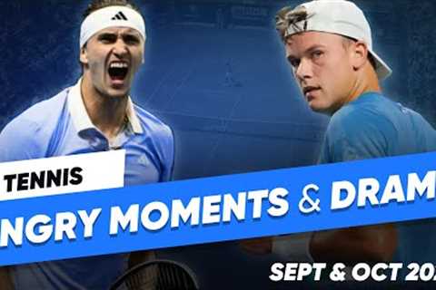 Tennis Angry Moments &amp; Drama - September &amp; October 2024