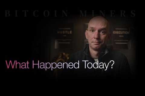 What Happened Today With Bitcoin &amp; Miners? Bitdeer, Core &amp; Hut 8 Updates! Followed by..
