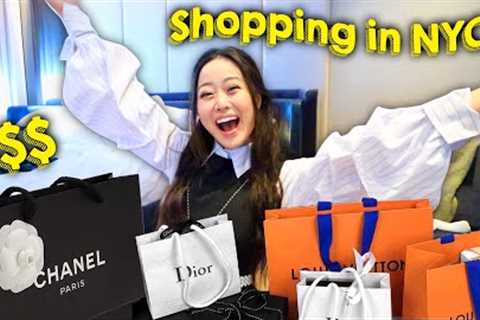 NO BUDGET SHOPPING SPREE IN NEW YORK CITY!! *he agreed to this??