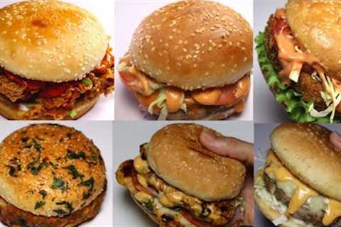 6 Best Homemade Burger (Chicken,Beef,Vegetable) By Recipes of the World
