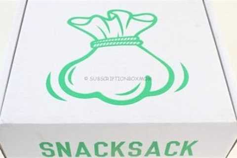 SnackSack Classic February 2018 Unboxing + Coupon (Save for Life) #snacksack