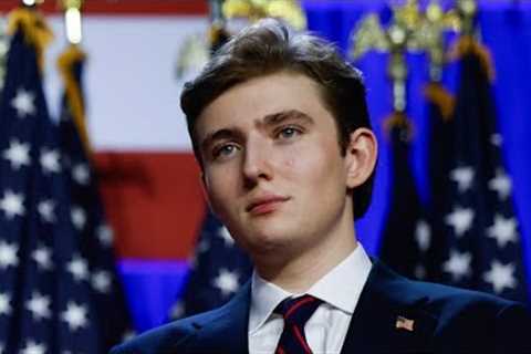 ‘Very distinguished’: Internet erupts as Barron Trump speaks for the first time on camera