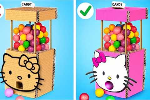 School Supply From Cardboard! Parenting Hacks &amp; Viral TikTok Gadgets by YayTime! FUN