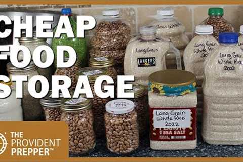 Food Storage: Repurposing Glass, Plastic, and Mylar to Package Dry Goods for Long-Term Storage