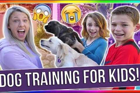 DOG TRAINING FOR KIDS!