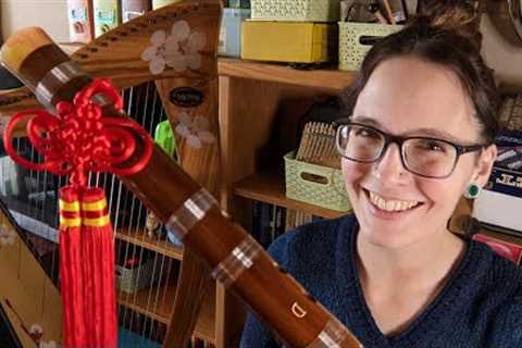 Unboxing and Setup of a Dizi Traditional Chinese Bamboo Flute from Horse
