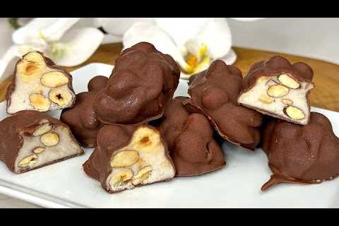 No baking! No sugar! In 5 minutes! Healthy and delicious dessert. The perfect dessert for Christmas!