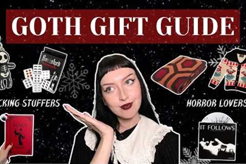 Goth Gift Guide 🎁 | stocking stuffers, cozy hobbies, horror lovers, & more!