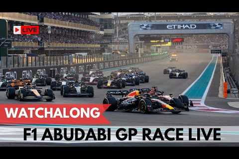 🔴F1 Live - Abu Dhabi GP Race Watchalong Live Timings + F1 Commentary