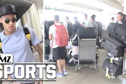 Neymar Arrives at LAX | TMZ Sports