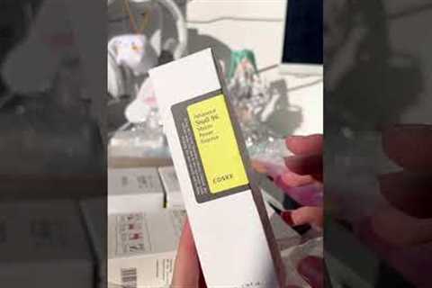 Skin care unboxing ASMR! #asmr #skincare #kawaii #aesthetic